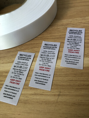 Recycled Soft Satin PRINTED x 50 Meters