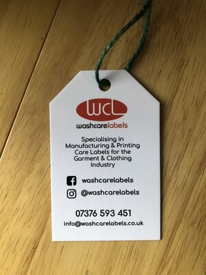 printed garment tags UK