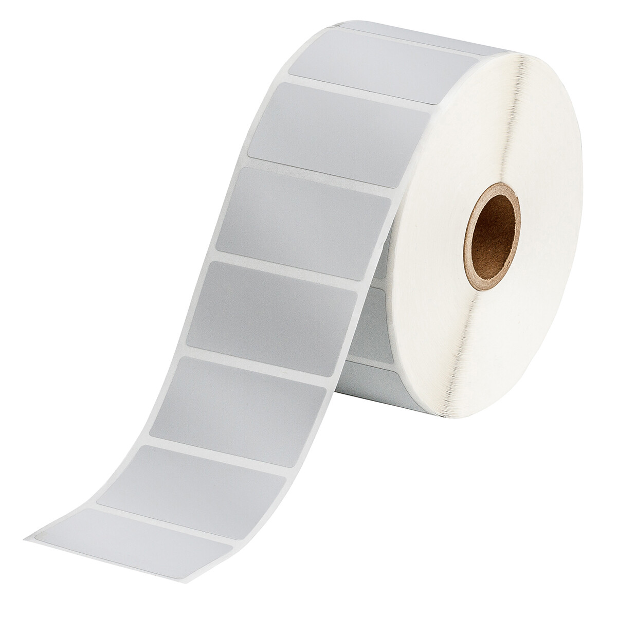 Brady Labels - 25mm x 50mm Small Core Matt Metallised Polyester Labels (BPT-17-7563-1)