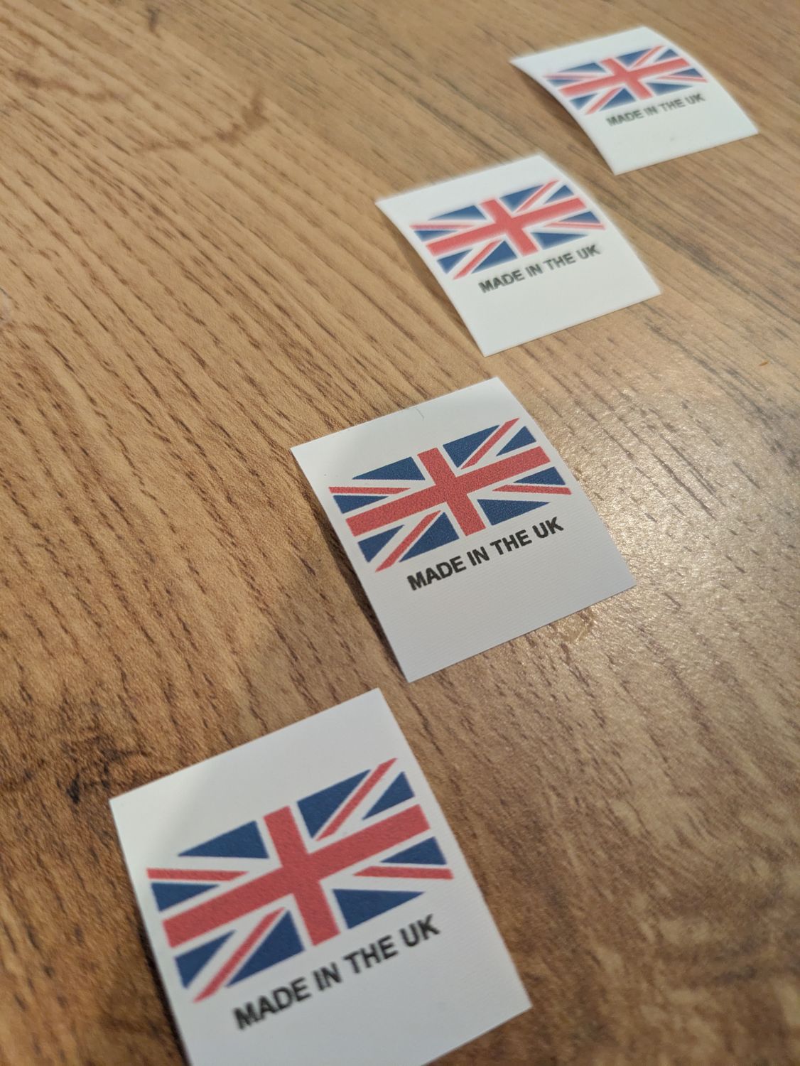 Flag Labels – Pack of 50 | Polyester Taffeta | 30mm Width