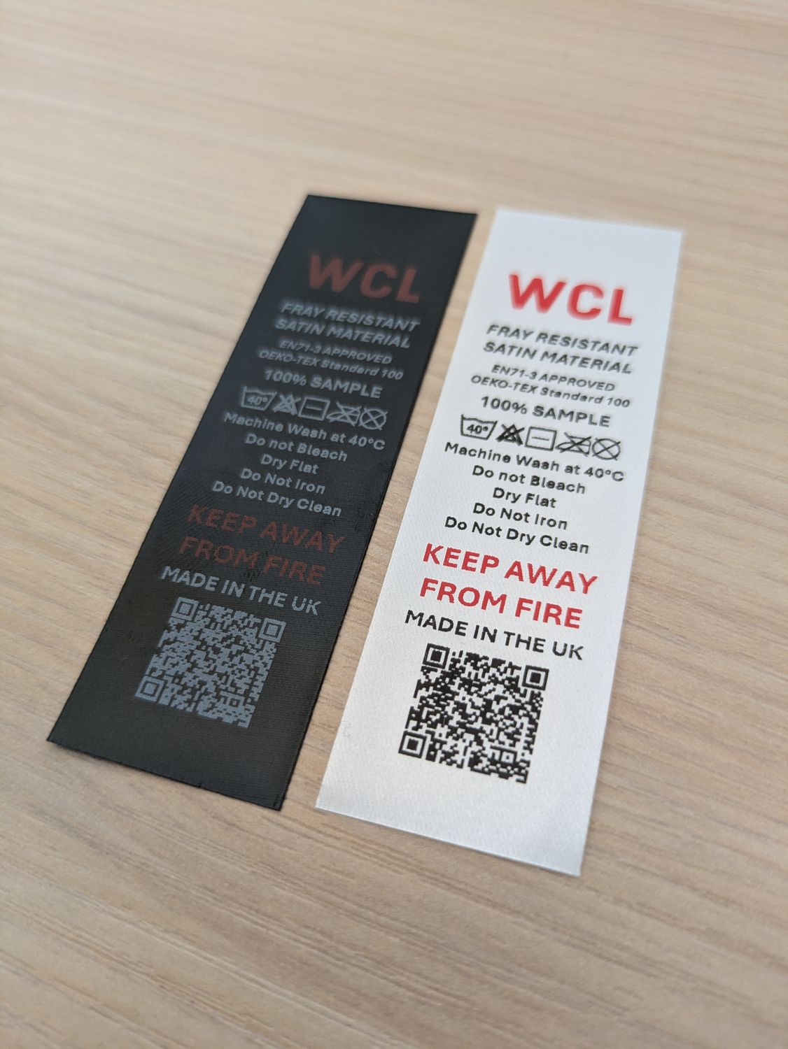 Fray Resistant Satin PRINTED