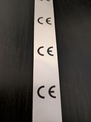 CE EN71 Approved Satin x 100 Printed Labels