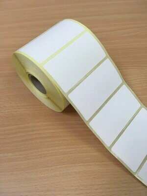 72 x 36mm Direct Thermal Pharmacy Labels - 25 Rolls/Box (Removable Adhesive)