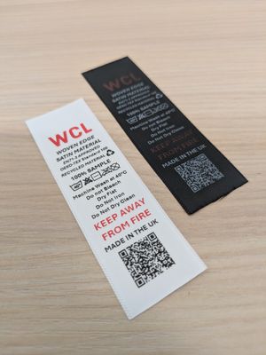 Woven Edge Satin (Recycled) Material PRINTED
