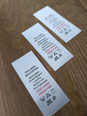 Perfect for shirts, dresses, trousers, and textile products,