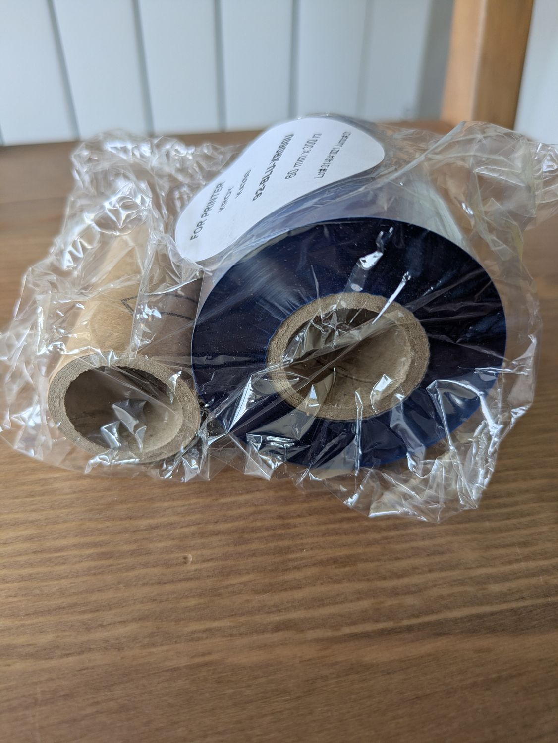 60mm X 300 Meter ATX7 BLUE Printer Ribbon