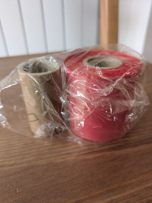 60mm X 300 Meter ATX7 RED Printer Ribbon