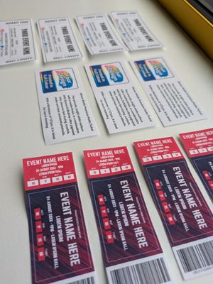 80mm Width Premium Matte Ticket