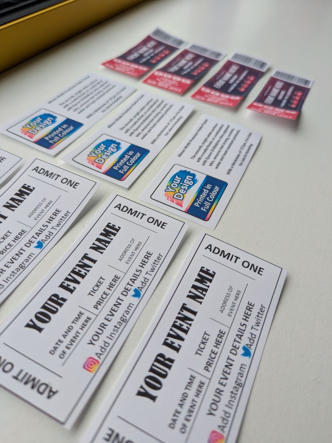 ​80mm Width Premium Matte Ticket