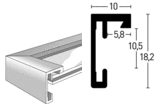 Wechselrahmen "C2", schlichtes, elegantes Profil