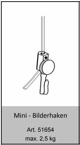 Set, Mini Bilderhaken