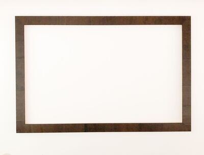 Bilderrahmen mit Olivenholz furniert, Einzelstück. Passend für Bildgröße bis 62 x 98 cm