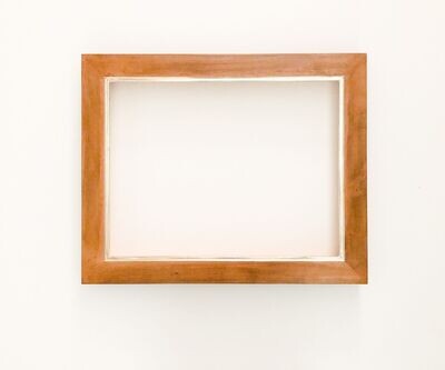 Objekt-Bilderrahmen, massiv Erlenholz, teilversilbert. Passend für Bildgröße bis 32,7 x 42,7 cm