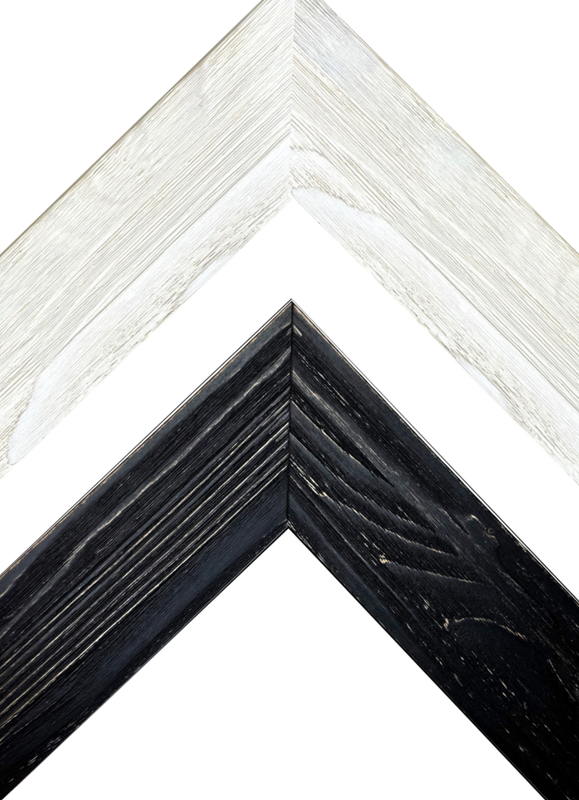 Country style picture frame with roughly textured surface made of solid spruce wood. Three bright colors to choose from. The strip is 30 mm wide and 17.5 mm deep. Tailored to measure. Country style picture frame with roughly textured surface made of solid spruce wood. Three bright colors to choose from. The strip is 30 mm wide and 17.5 mm deep. Tailored to measure.
