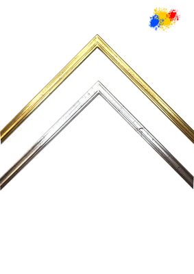 "Berliner Bar", 100 % hand-gilded in its own workshop. Classical profile, 13 mm wide, two variants to choose from.  Tailored to measure.