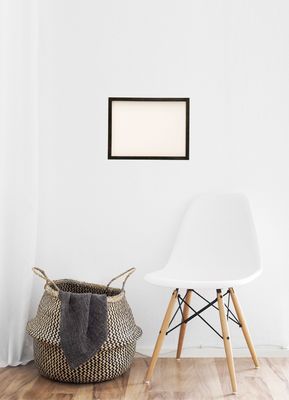 Bilderrahmen aus Naturholz, mit Olivenholz furniert. Passend für Bildgröße bis 29,8 x 39,8 cm