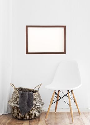 Bilderrahmen, massiv Buche rotbraun gebeizt.Passend für Bildgröße bis 50 x 73 cm