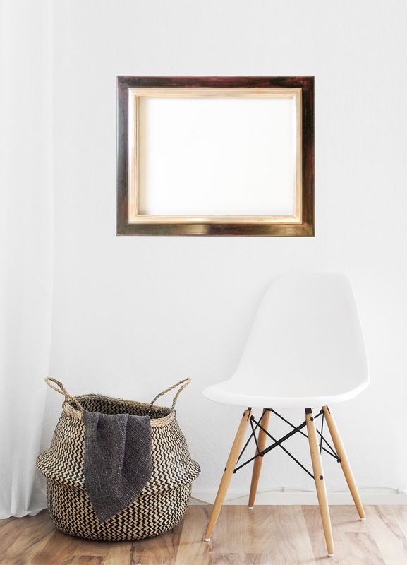 Einzelstück! Bilderrahmen, teilversilbert.  Passend für Bildgröße bis 41,3 x 53,5 cm