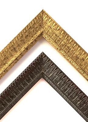 Classic hollow-throated frame with acanthus leaf decoration, strip 50 mm wide, two decors to choose from. Tailored to measure. Classic hollow-throated frame with acanthus leaf decoration, strip 50 mm wide, two decors to choose from. Tailored to measure.