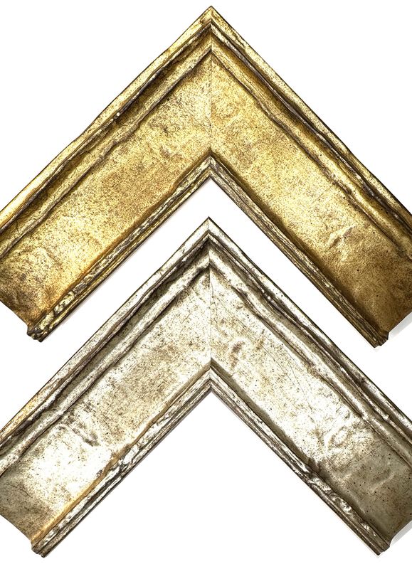 Classic, high-quality Italian picture frame with decorated surface, 65 mm wide, two variants to choose from.  Tailored to measure.