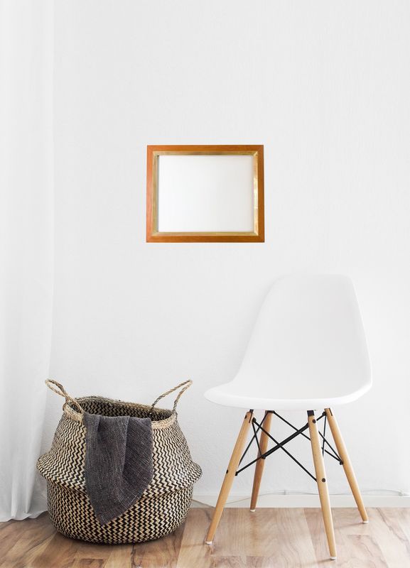 Bilderrahmen, massiv Erlenholz, teilvergoldet. Passend für Bildgröße bis 26 x 36 cm