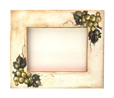 Bilderrahmen handbemalt. Passend für Standard-Fotoformat 13 x 18 cm