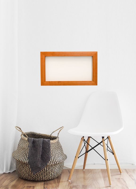 Bilderrahmen aus massivem Kirschbaum.Passend für Bildgröße bis 23,6 x 43,6 cm