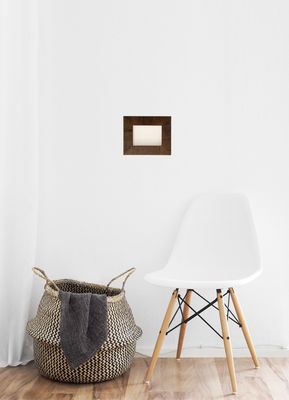 Bilderrahmen mit Olivenholz furniert, Einzelstück. Passend für Fotoformat bis 13 x 18 cm