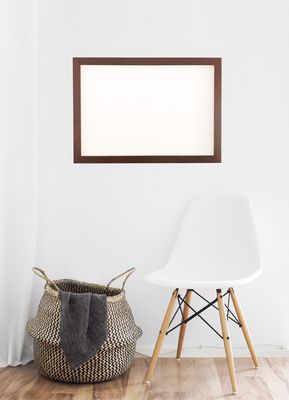 Bilderrahmen, massiv Buche rotbraun gebeizt.Passend für Bildgröße bis 63 x 89 cm