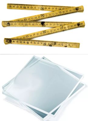 Acrylic glasses for the perfect protection of your picture, cut to millimetre precision. Two different glasses to choose from.