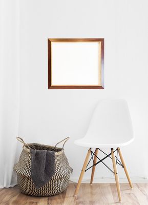 Bilderrahmen, teilvergoldet. Passend für Bildgröße bis 70 x 80 cm