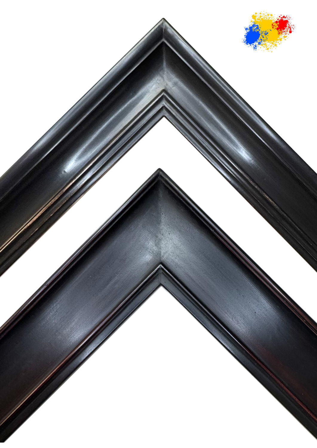 Full profiles in the classic style of the old, Dutch masters. Completely hand-golden in own workshop. Two profiles (62 and 72 mm wide) to choose from. Tailored to measure. Full profiles in the classic style of the old, Dutch masters. Completely hand-golden in own workshop. Two profiles (62 and 72 mm wide) to choose from. Tailored to measure.