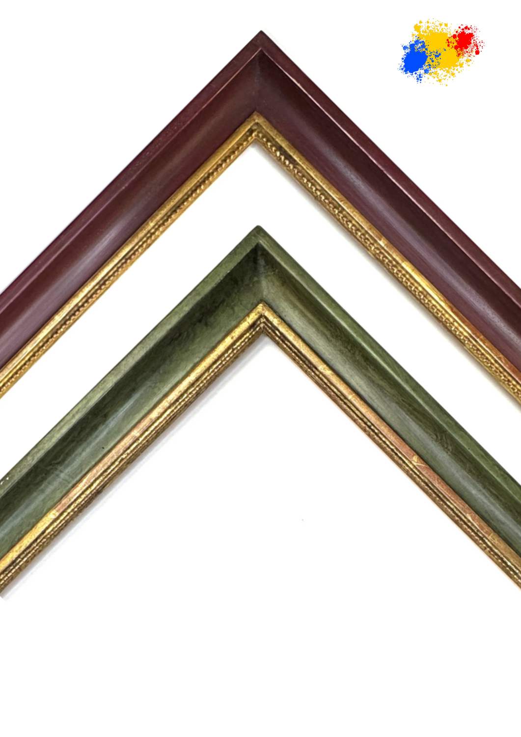 Fridge moulding decorated with earl cord, completely hand-gilded in our own workshop. Classic profile, 33 mm wide, two variants selection colors. Tailored to measure. Fridge moulding decorated with earl cord, completely hand-gilded in our own workshop. Classic profile, 33 mm wide, two variants selection colors. Tailored to measure.