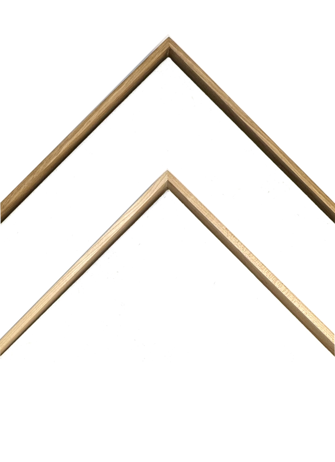 Slide joint frame/ART-BOX, visible edge 7 mm wide, suitable for stretcher frames (2-3 cm thick) but also Alu Dibond, acrylic and wooden panels. Made of solid oak and maple. Slide joint frame/ART-BOX, visible edge 7 mm wide, suitable for stretcher frames (2-3 cm thick) but also Alu Dibond, acrylic and wooden panels. Made of solid oak and maple.