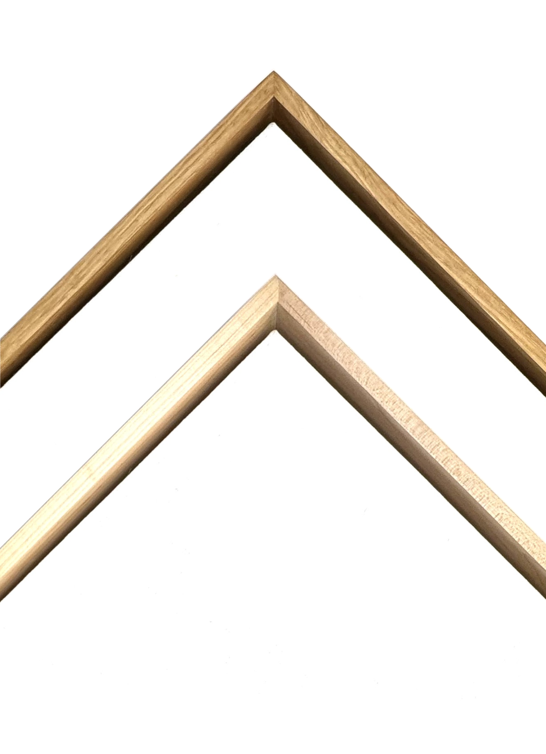 Slide joint frames/ART-BOX, visible edge 10 mm wide, suitable for stretcher frames (up to 4 cm thickness) but also Alu Dibond, acrylic and wooden panels. Made of solid oak and maple. Slide joint frames/ART-BOX, visible edge 10 mm wide, suitable for stretcher frames (up to 4 cm thickness) but also Alu Dibond, acrylic and wooden panels. Made of solid oak and maple.