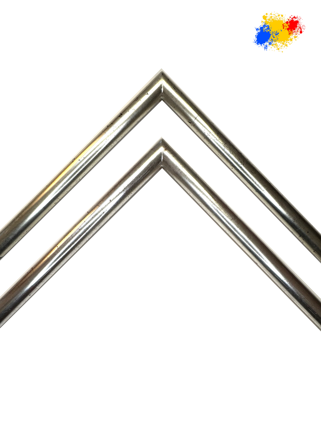 "Berliner Bar", 100 % hand-gilded in its own workshop. Classical profile, 29 mm wide, three variants to choose from. Tailored to measure.