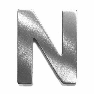 ¨N¨ Letra de Inox Adhesiva varios tamaños
