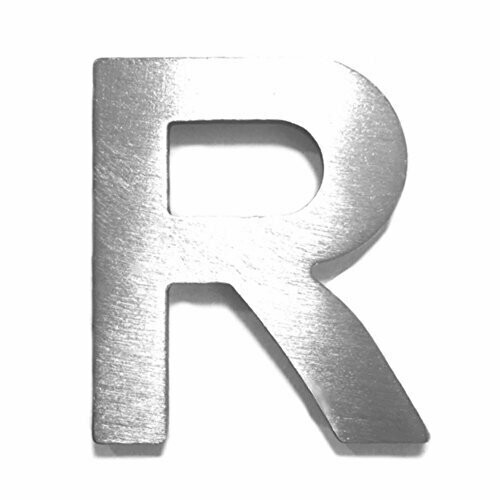 ¨R¨ Letra de Inox Adhesiva varios tamaños