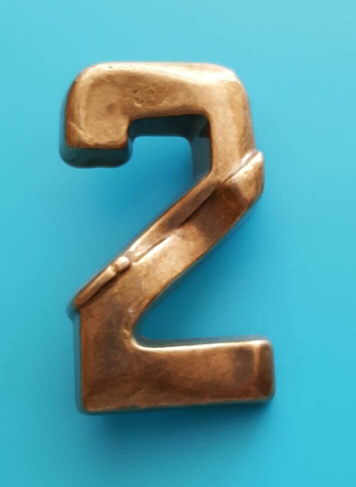 ¨2¨ Número Rústico varios tamaños
