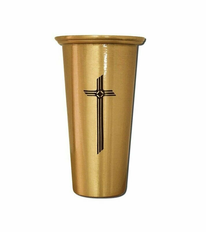Jarrón con cruz