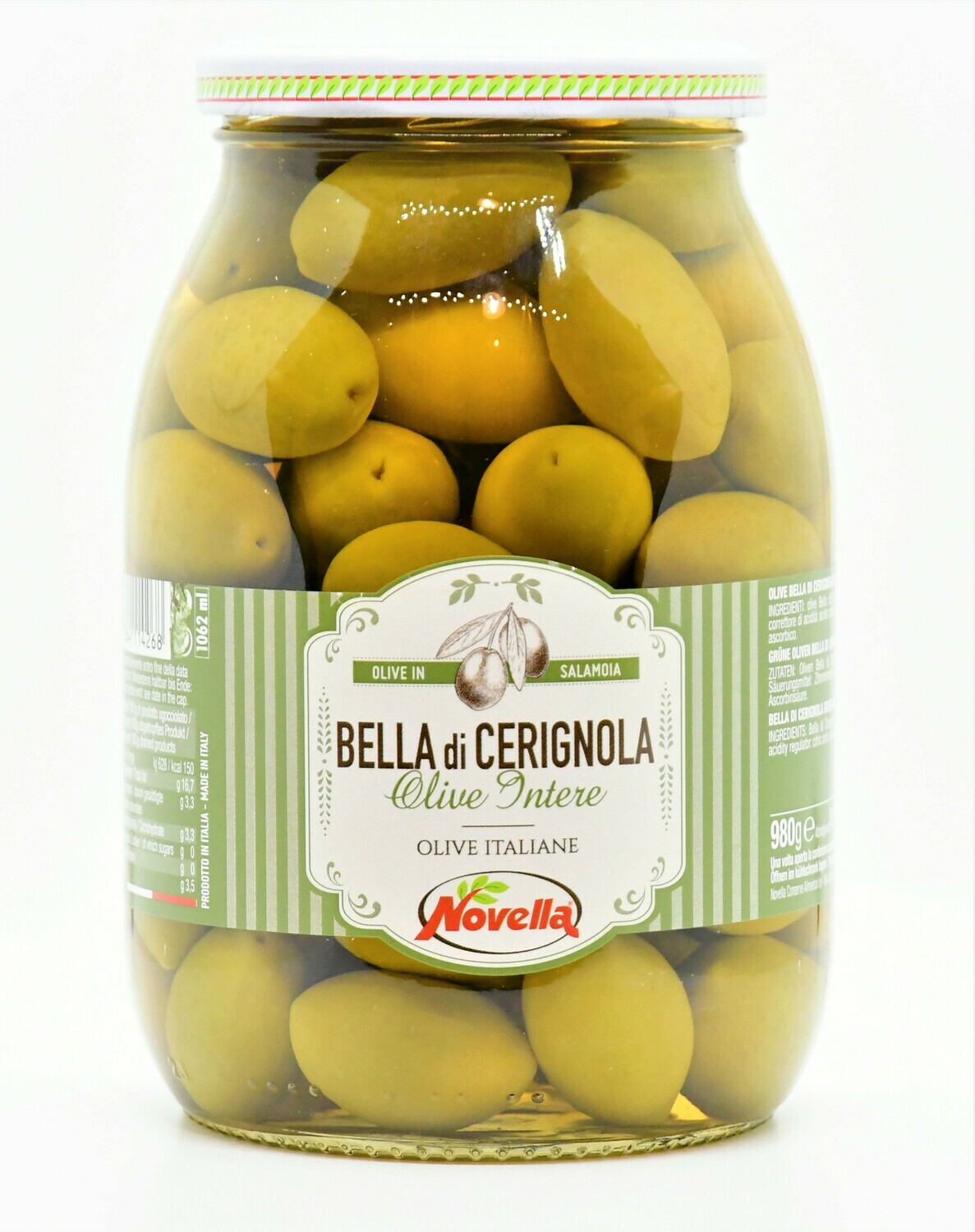 Green giant olives Bella di Cerignola 1062 ml