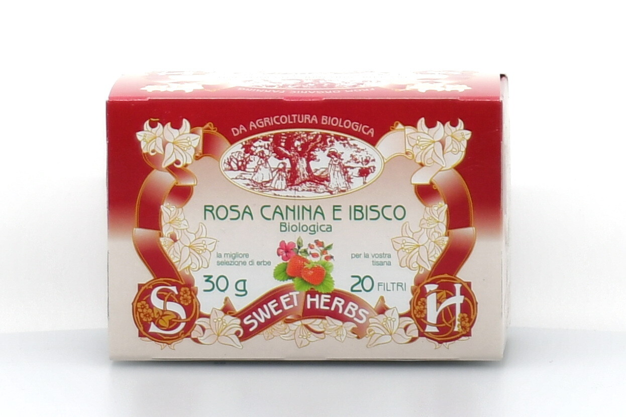 Dog rose and hibiscus herbal tea BIO 10 tea bags