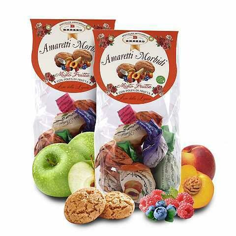 Soft mixed fruits amaretti 150 gr.