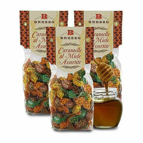 Honey candies, assorted, 150 gr.