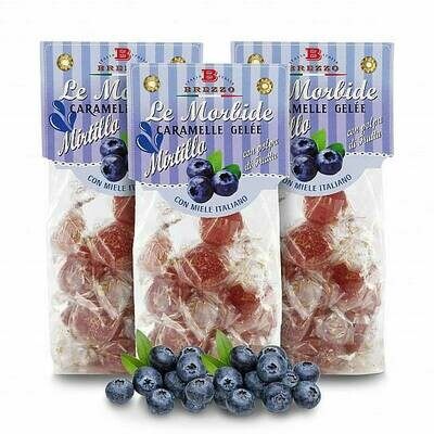 Blueberry candied fruit jelly with honey 150g