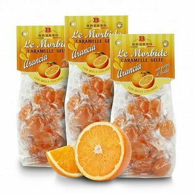 Orange candied fruit jelly with honey 150g