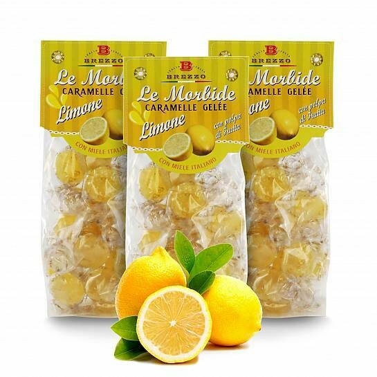 Lemon candied fruit jelly with honey 150g