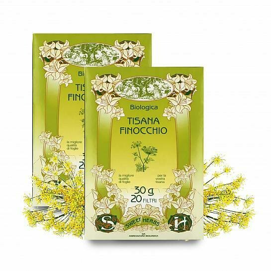Fennel Tea, Antispasmodic And Digestive Effect, BIO 20 Filters