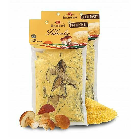 Polenta with boletus 300 gr.