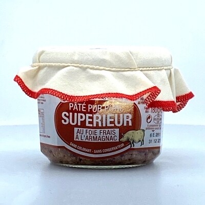 Top quality liver pâté with Armagnac 180 gr.
